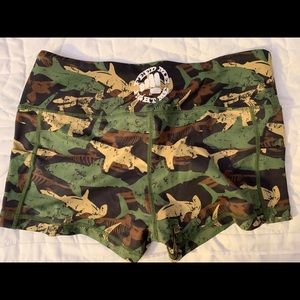 Athletic shark shorts